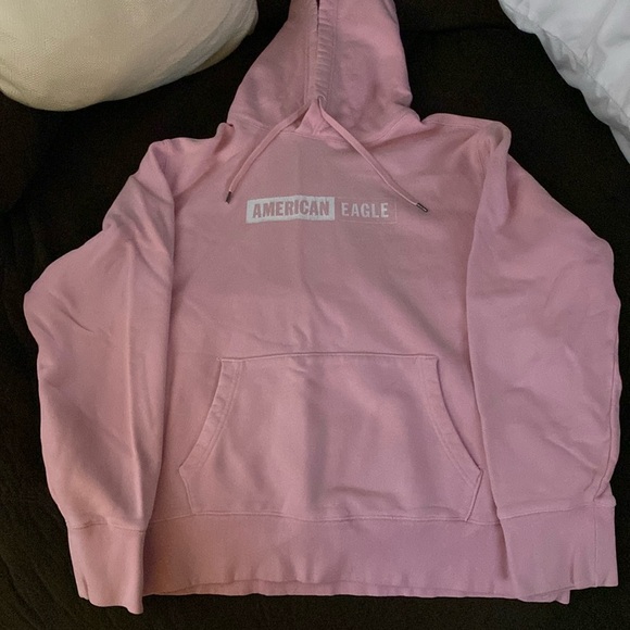 American Eagle Outfitters Tops - Heavy Pink Hoodie
